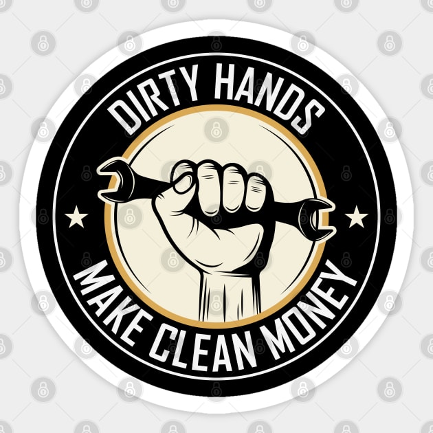 Built to Fix: The Mechanic’s Life Sticker by Steve